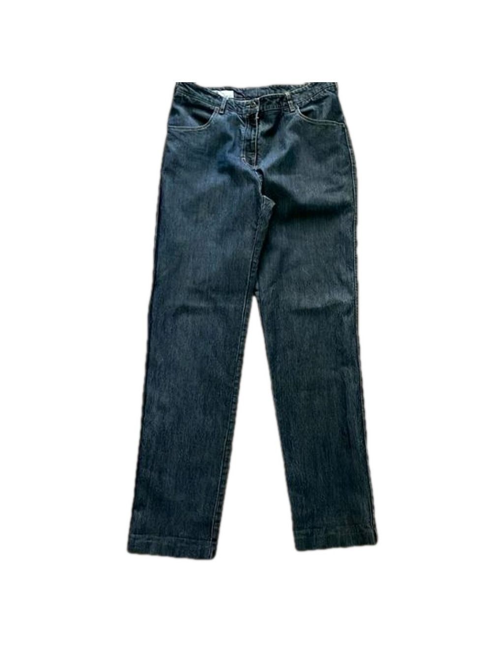 Tilley Sz 8 medium  blue zip up pocketed jeans